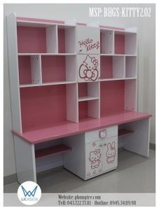 Bàn học đôi Hello Kitty dễ thương BHGS-KITTY2.02