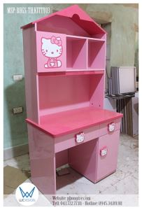 Bàn học ngôi nhà Hello Kitty màu hồng