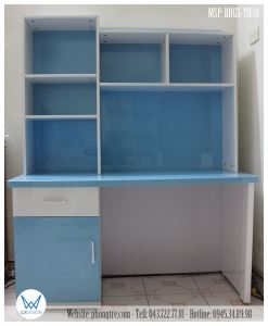 Bàn học sinh tiểu học liền giá sách MSP: BHGS-TH.01