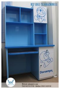 Bàn học Doraemon BHGS-TH.DORAEMON0311 liền giá sách