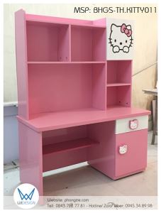 Bàn học tiểu học Hello Kitty BHGS-TH.KITTY011
