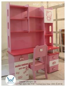 Bộ bàn ghế học sinh Hello Kitty BGGS-KITTY.06
