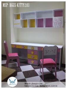 Bộ bàn ghế Hello Kitty và My Melody cho 2 bé gái