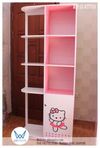 Giá kệ sách Mèo Hello Kitty múa ba lê