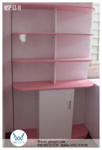 Giá kệ sách có 2 góc cong 2 bên