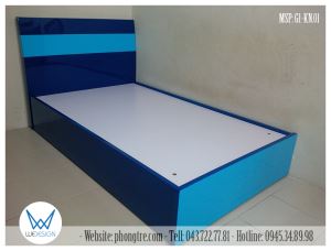 Giường teens boy kiểu kẻ ngang