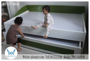 Giường tầng thấp kiểu sofa
