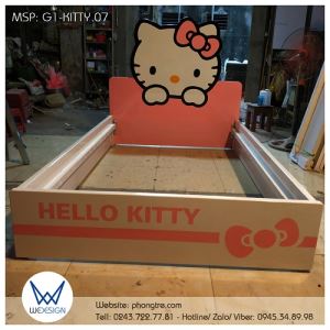 Giường ngủ Hello Kitty G1-KITTY.07