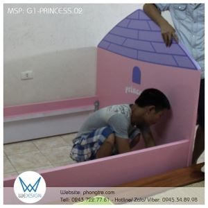 Giường ngủ lâu đài công chúa G1-PRINCESS.02
