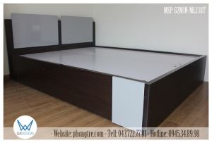Giường ngủ dát phản 1m6x2m vân gỗ melamin ML 338 T