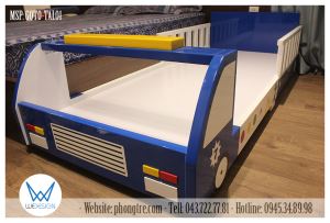 Giường ô tô tải màu xanh nước biển