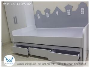 Giường tầng thấp kiểu sofa ngôi nhà thành phố Amsterdam