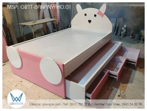 Giường tầng thấp Mèo Bananya - Ko dễ thương