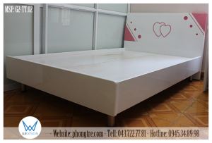 Giường Teens girl trang trí trái tim dễ thương