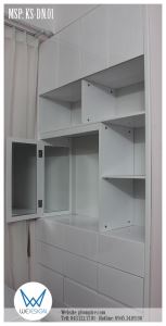 Tủ sách 5 công năng KS-DN.01 màu trắng