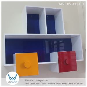 Kệ sách ô tô Lego KS-LEGO.01