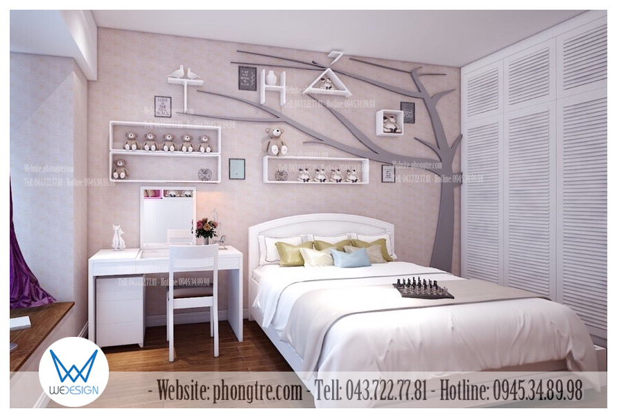 Thiết kế 3D phòng ngủ của bạn Thảo